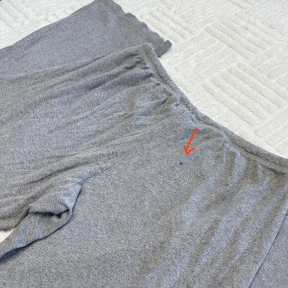 y2k Old Navy lounge pants grey pajama sleep pants grey w/ drawstrings - Picture 5 of 7